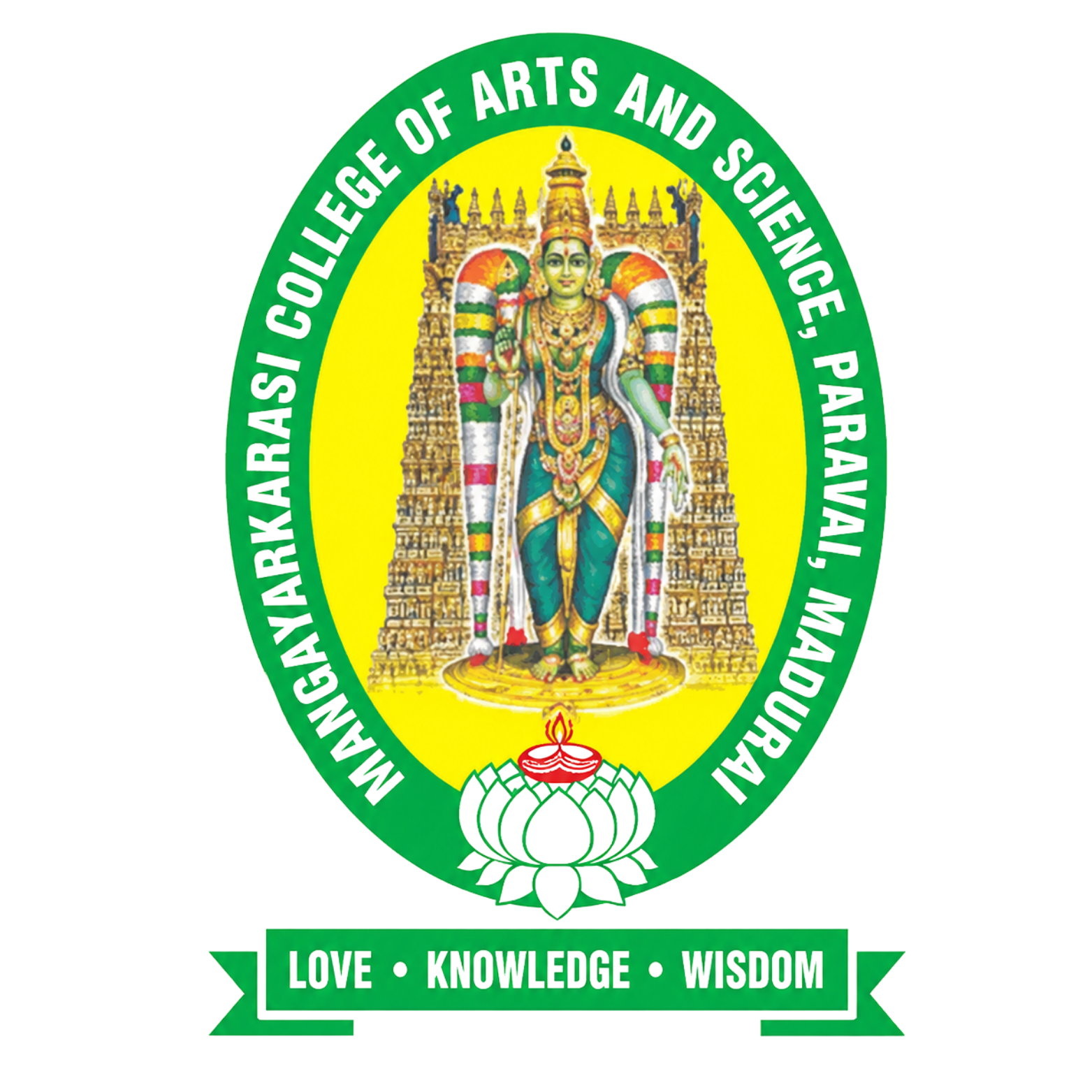 Mangayarkarasi College Logo